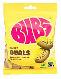 Bubs Sweet Ovals Banana Toffee
